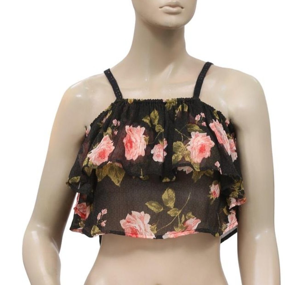 Urban Outfitters floral crop top